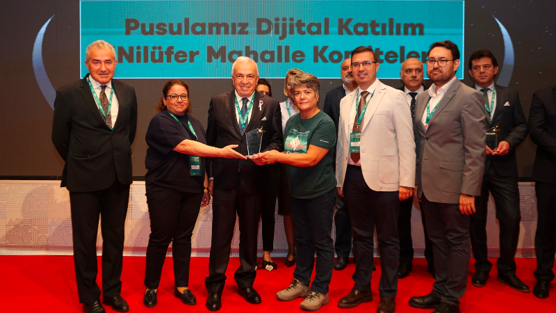 Nilüfer Belediyesi, dijital katılım projesiyle “Akıllı Şehir” ödülünü kazandı