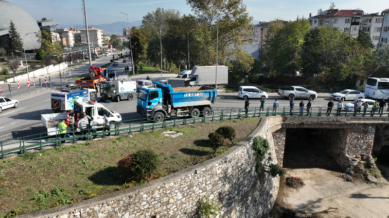 Gökdere kışa hazırlanıyor: Sel riskine karşı güç birliği