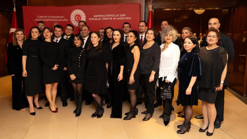 Münih’te Cumhuriyet’in 102. yılı coşkuyla kutlandı