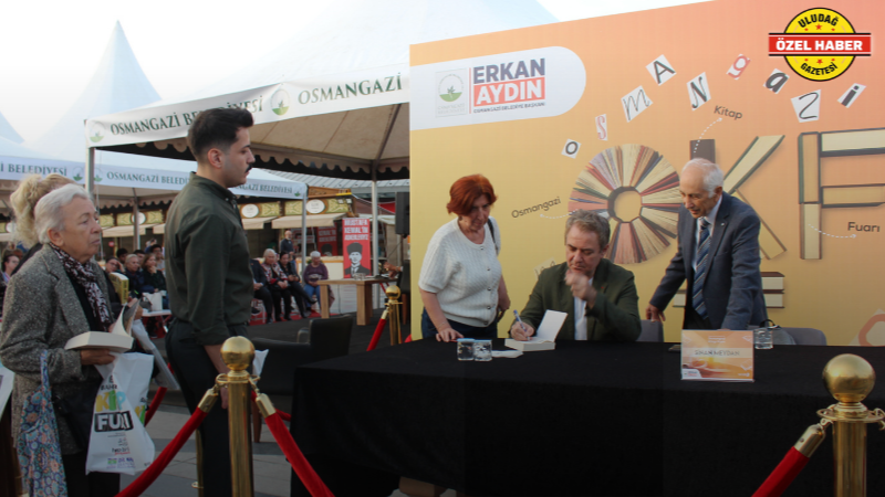 Tarihçi-Yazar Sinan Meydan’dan Osmangazi’ye övgü: “Bu fuar nefes alma alanı”