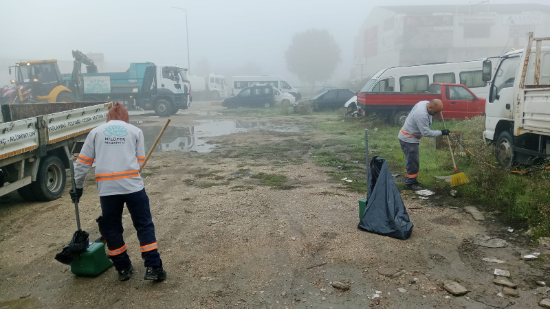 Nilüfer Belediyesi’nden NİLTİM’de kapsamlı temizlik