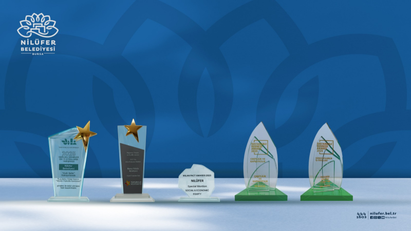 Nilüfer Belediyesi’ne Ekim ayında beş ödül birden