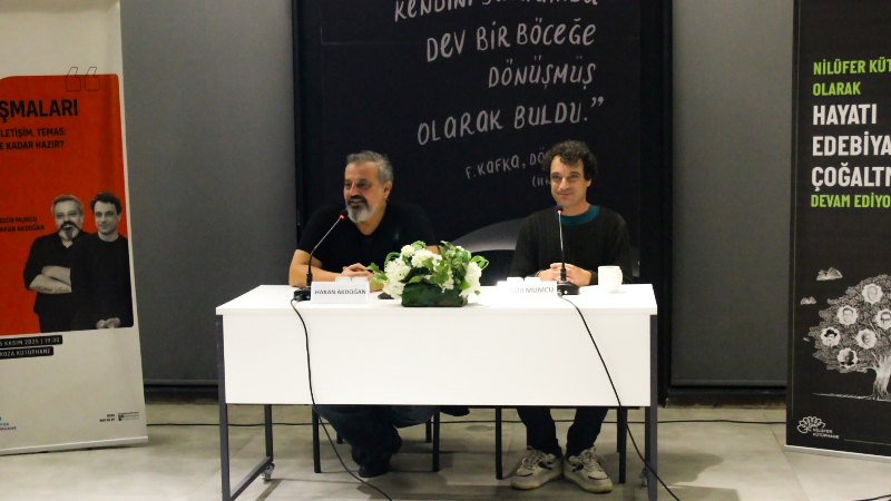 Özgür Mumcu, Nilüfer'de kitapseverlerle bir araya geldi