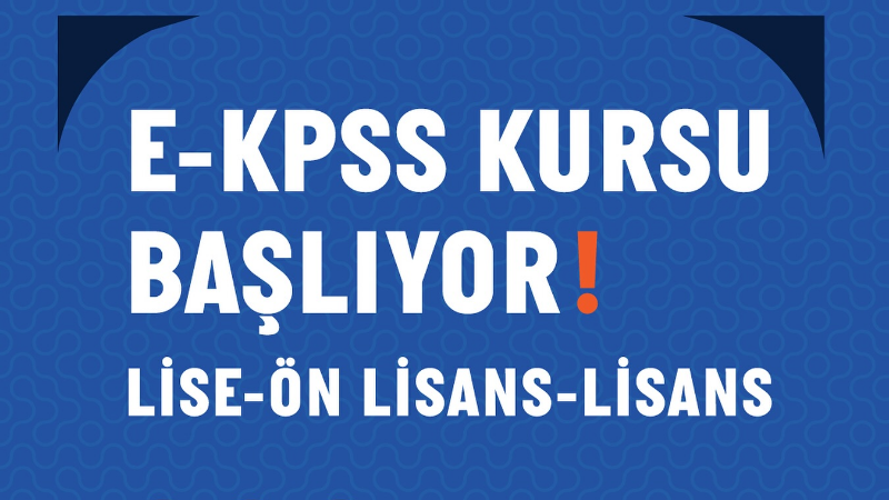 Nilüfer Belediyesi’nden engelli bireylere ücretsiz E-KPSS desteği