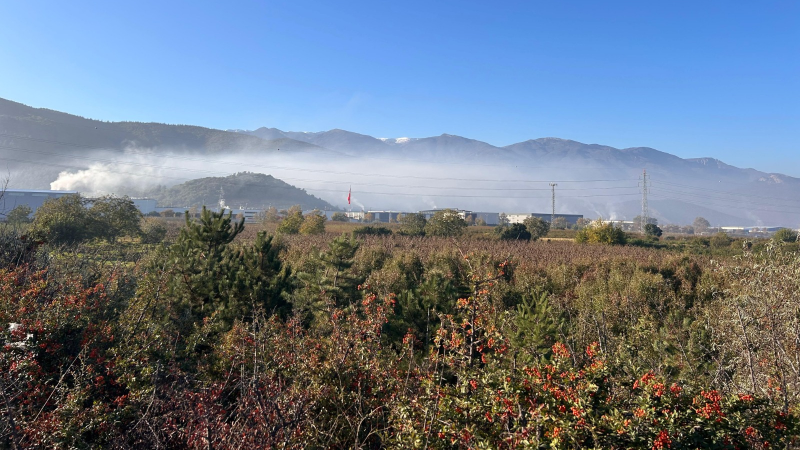 CHP’li vekiller Bursa-Ankara yolundaki sanayi dumanını yerinde inceledi