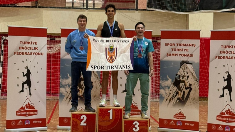 İnegöllü sporcu Emre Doğan, Türkiye şampiyonu oldu