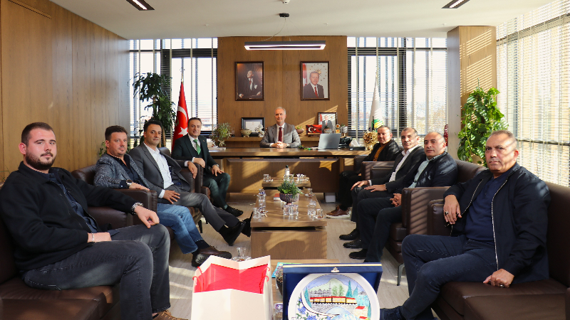 İMSİFED heyeti İnegöl’de yatırım ve kentsel kalkınmayı masaya yatırdı