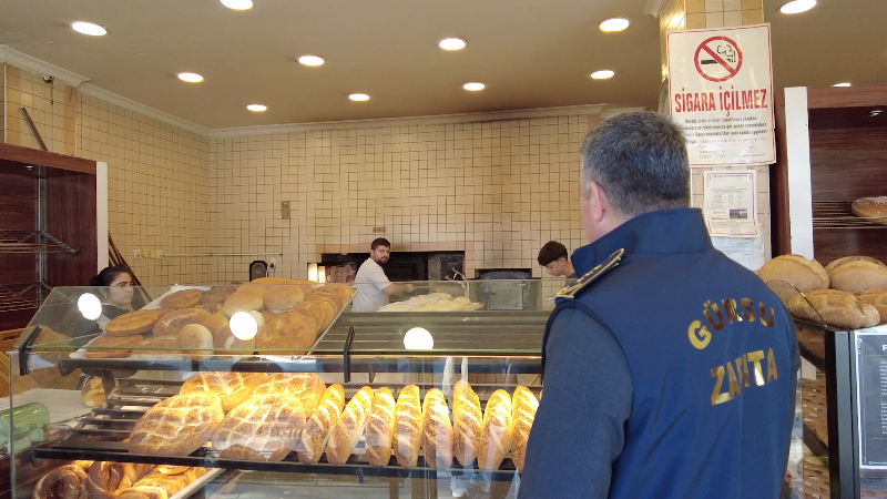 Gürsu’da fırın ve marketler mercek altında