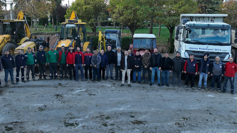 Gürsu Belediyesi merkezdeki yeşil alanı genişletiyor