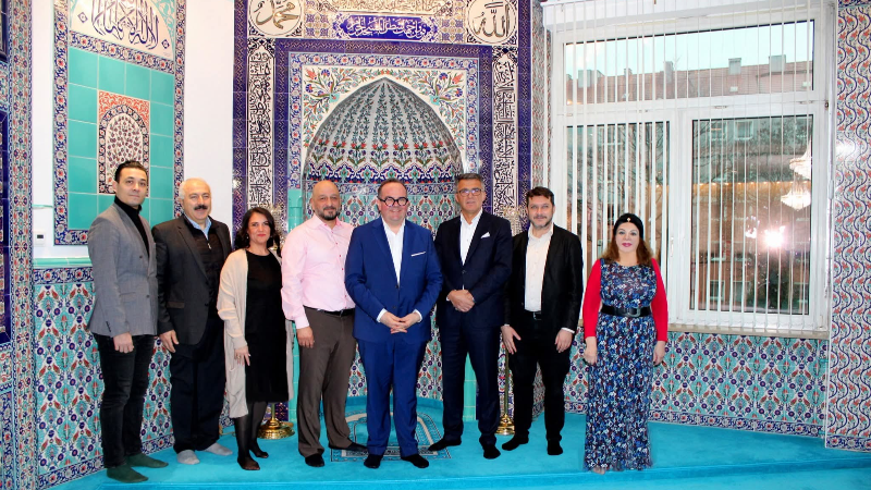 Yerel seçim öncesi Münih yöneticilerinden Mehmet Akif Camii ziyareti