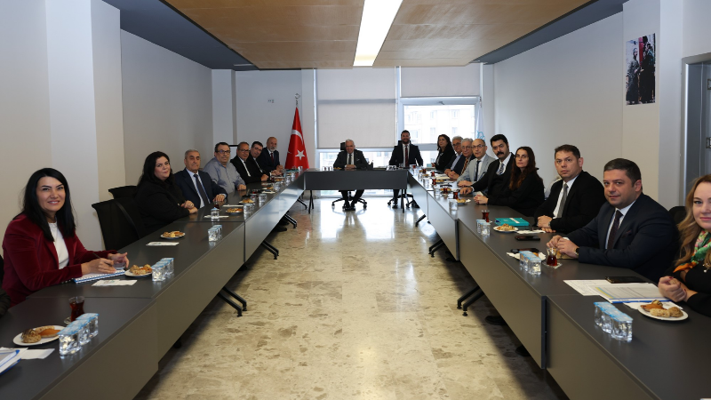 Başkan Şadi Özdemir sanayi bölgeleri temsilcileriyle buluştu