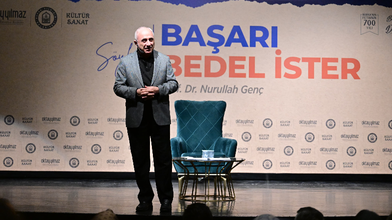 Nurullah Genç Yıldırım’da başarı ve medeniyet üzerine konuştu