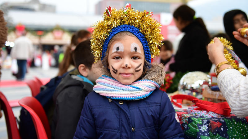 Yeni yıl heyecanı Osmangazi Meydanı’nı sardı