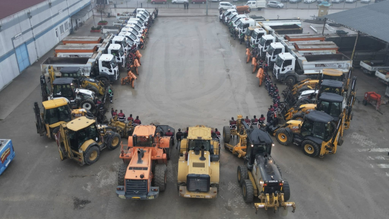 İnegöl Belediyesi kışa hazır: 126 personel sahada olacak