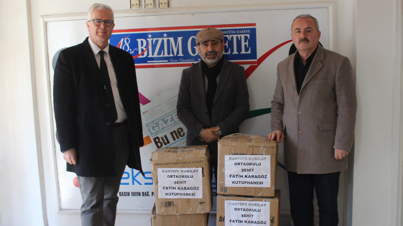 Şehit Astsubay Fatih Karagöz’ün adı kütüphanede yaşatılıyor