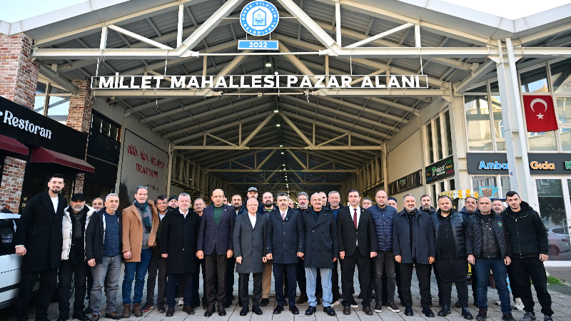 Başkan Yılmaz pazar esnafıyla kahvaltıda buluştu