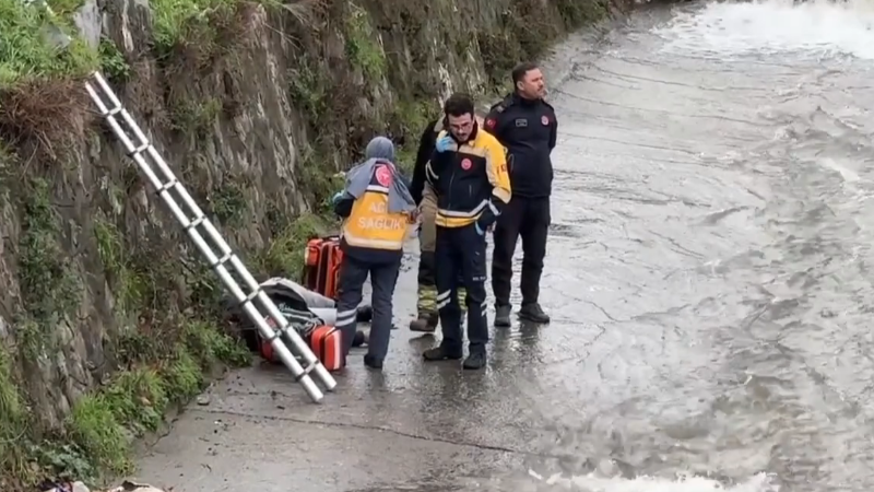 Gökdere Deresi’nde korkutan manzara