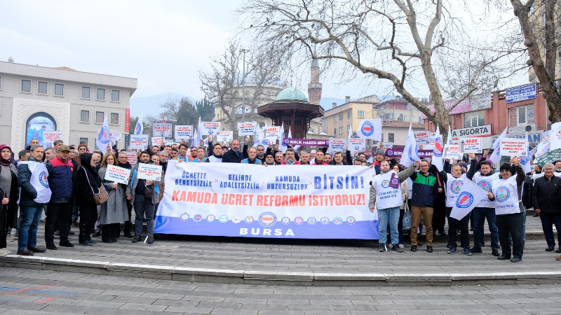 Memur-Sen’den Bursa’da ücret adaleti çağrısı
