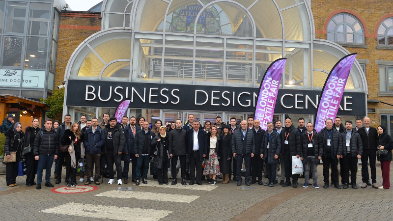 BTSO üyesi tekstilciler Londra’da yeni pazarlara açıldı