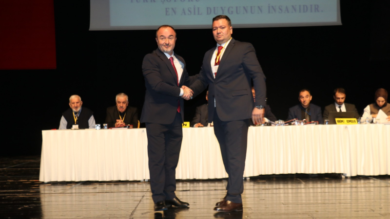 Bursa Şoförler Odası’nda Ahmet Çakır ikinci dönem için yeniden başkan