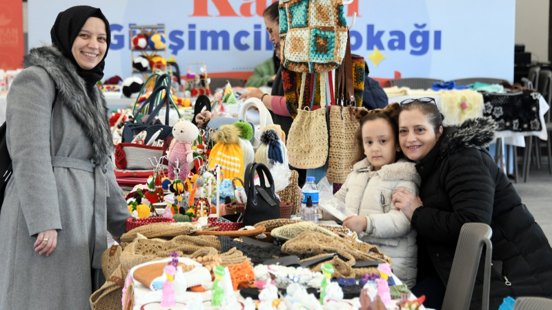 Kadın Girişimciler Sokağı Osmangazi Meydanı’nda kuruldu