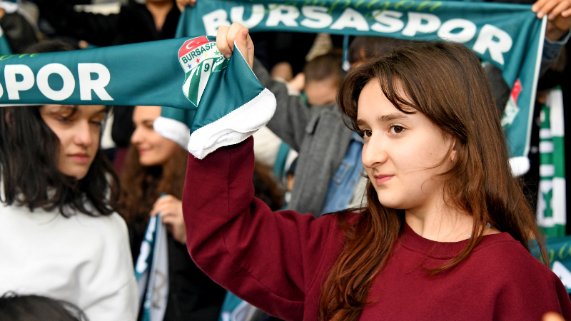 Minik kalplerde Bursaspor heyecanı