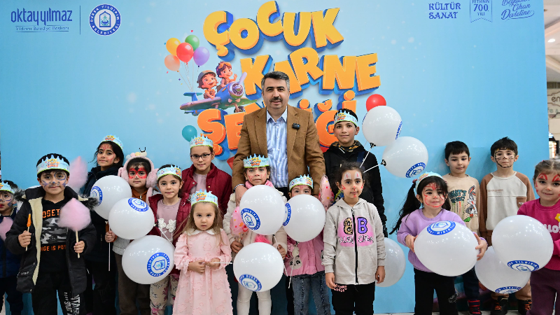 Yıldırım’da çocuklar ara tatili karne şenliğiyle geçirdi