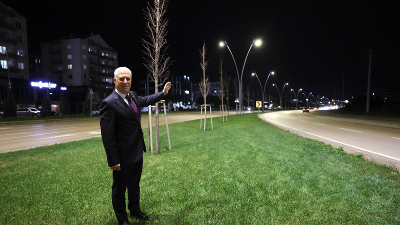 Çalı Yolu modern aydınlatmaya kavuştu