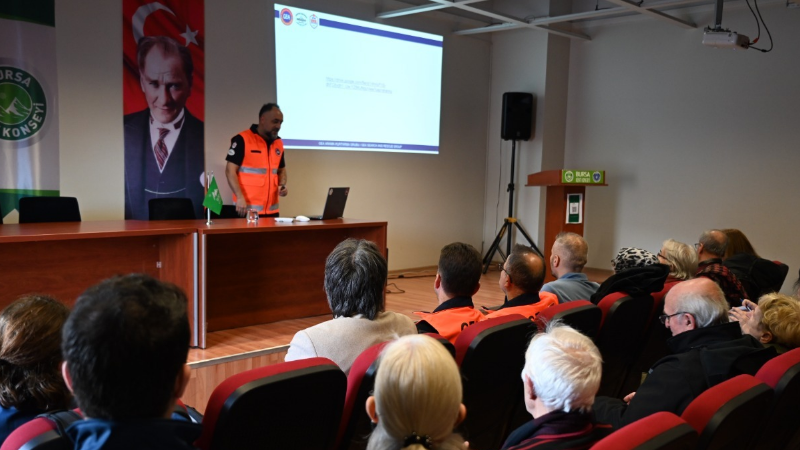 Bursa Kent Konseyi’nden afet hazırlığı: Deprem farkındalık eğitimi