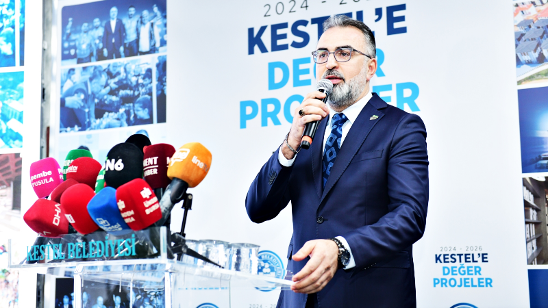 Kestel’de projeler ve yatırımlar kamuoyuna sunuldu