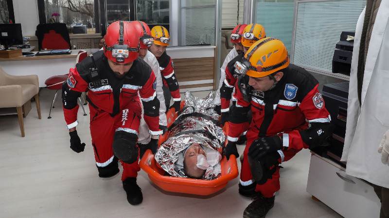BUSKİ’de deprem ve yangın tatbikatı