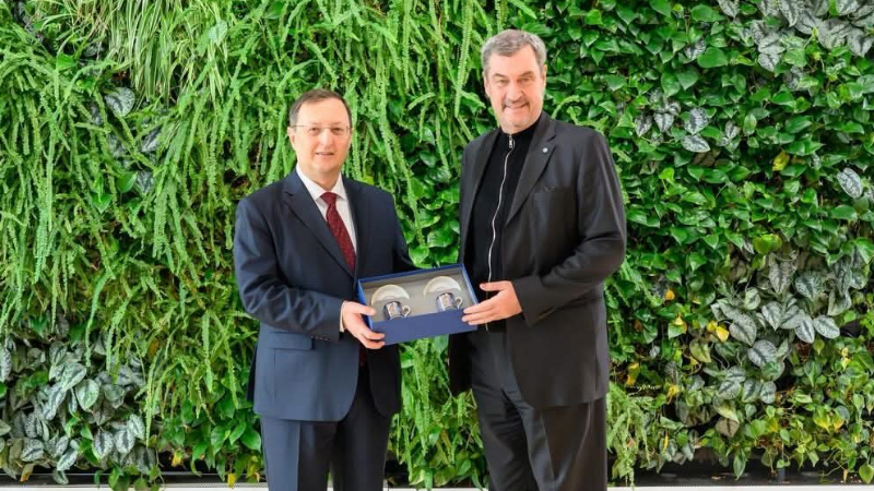 Berlin Büyükelçisi Turan’dan Bavyera Başbakanı Söder’e ziyaret