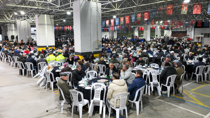 Bursa’da kardeşlik sofraları Kestel’de kuruldu