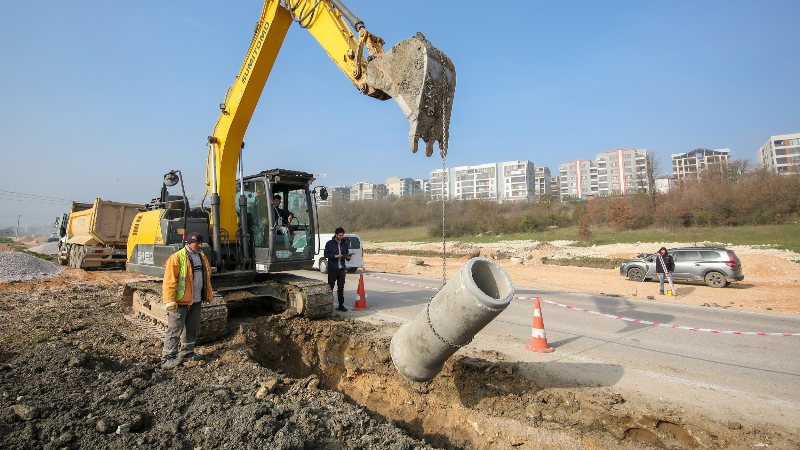 Büyükşehir’den Nilüfer’de asfalt öncesi altyapı hamlesi