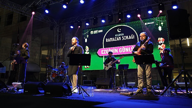 Nilüfer Ramazan Sokağı’nda müzik dolu gece