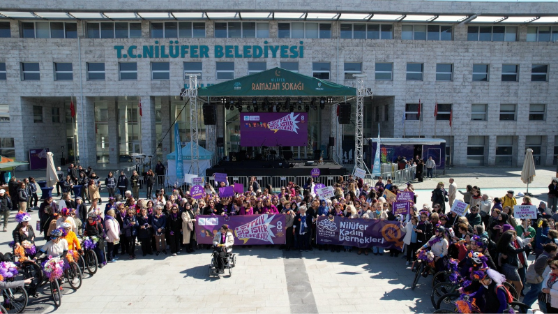 Nilüfer’de kadınlar eşitlik için yürüdü