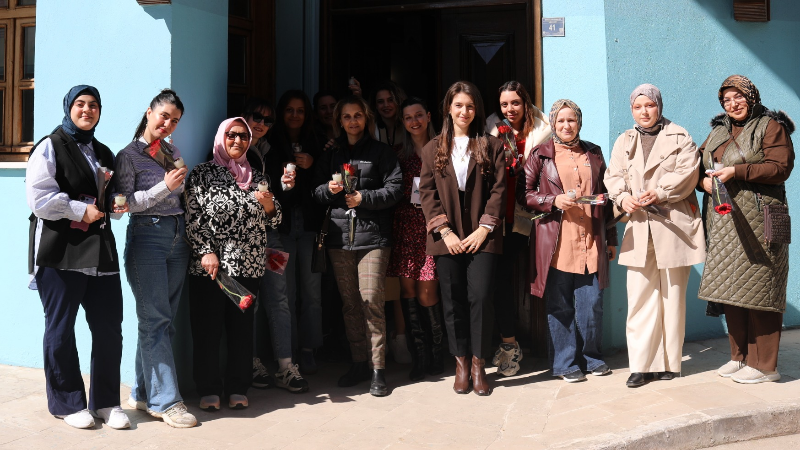 Gemlik’te kadınlar üretim atölyesinde buluştu