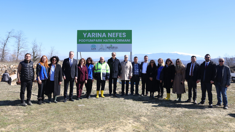 Nilüfer’de atıl araziler hatıra ormanına dönüşüyor