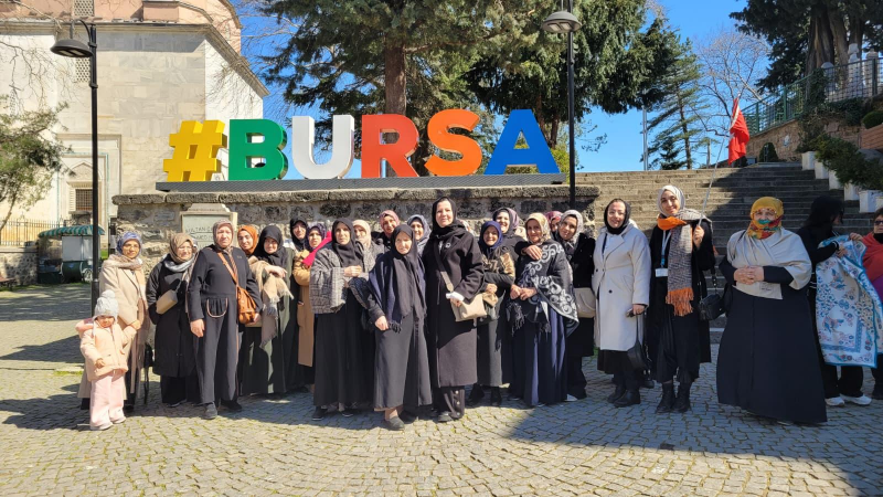Kestelli kadınlara Bursa’nın tarihi kapıları açıldı