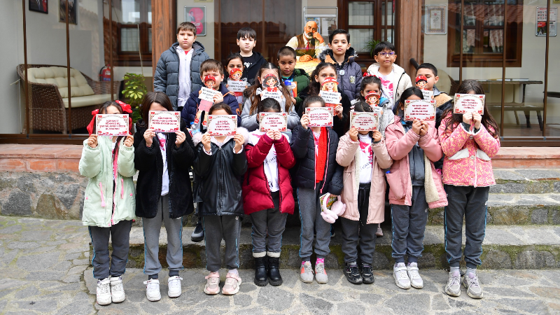 Osmangazi’de çocuklar İstiklal Marşı’nın hikayesini öğrendi