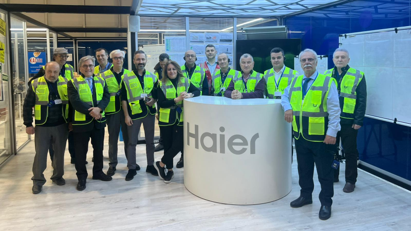 BUMİAD üyeleri Haier tesislerini inceledi