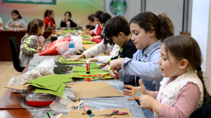 Bursa’da çocuklar bir günlüğüne mimar oldu