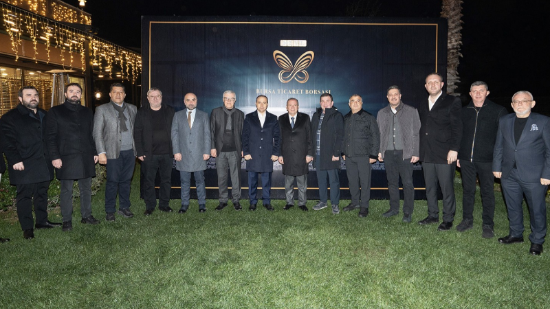 Bursa iş dünyası ve protokol aynı sofrada buluştu