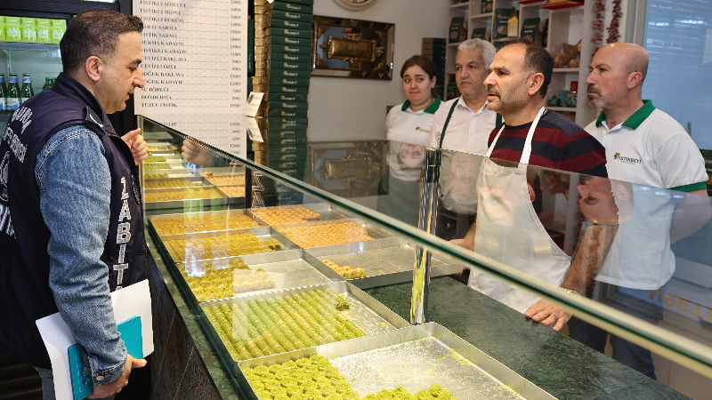 Nilüfer’de bayram öncesi tatlı denetimi
