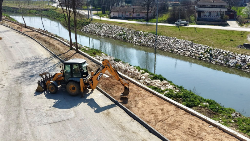 Kulaca’da Koca Çayı çevresi yenileniyor