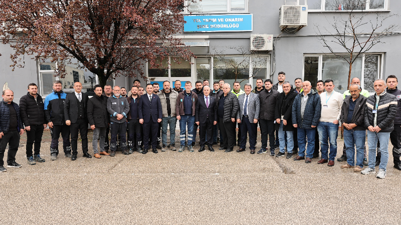 BUSKİ'de bayramlaşma heyecanı