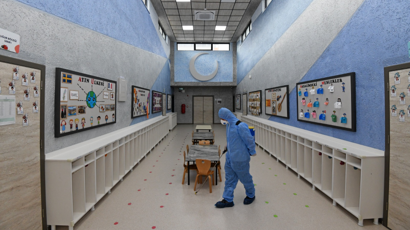 Osmangazi’de kreşlerde hijyen seferberliği