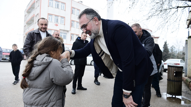Başkan Ferhat Erol’dan bayramda kırsal mahallelere ziyaret