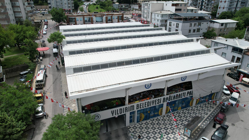 Yıldırım’da modern pazar alanlarının sayısı artıyor