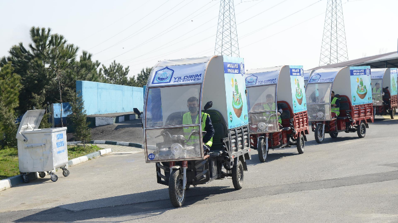 Yıldırım Belediyesi’nin geri dönüşüm tesisi doğaya nefes oldu